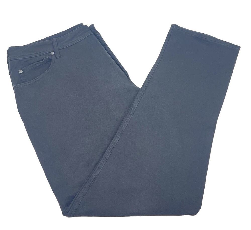 Swet Tailor All-In Performance Pants Mens 36x30 Black Slim Straight Stretch